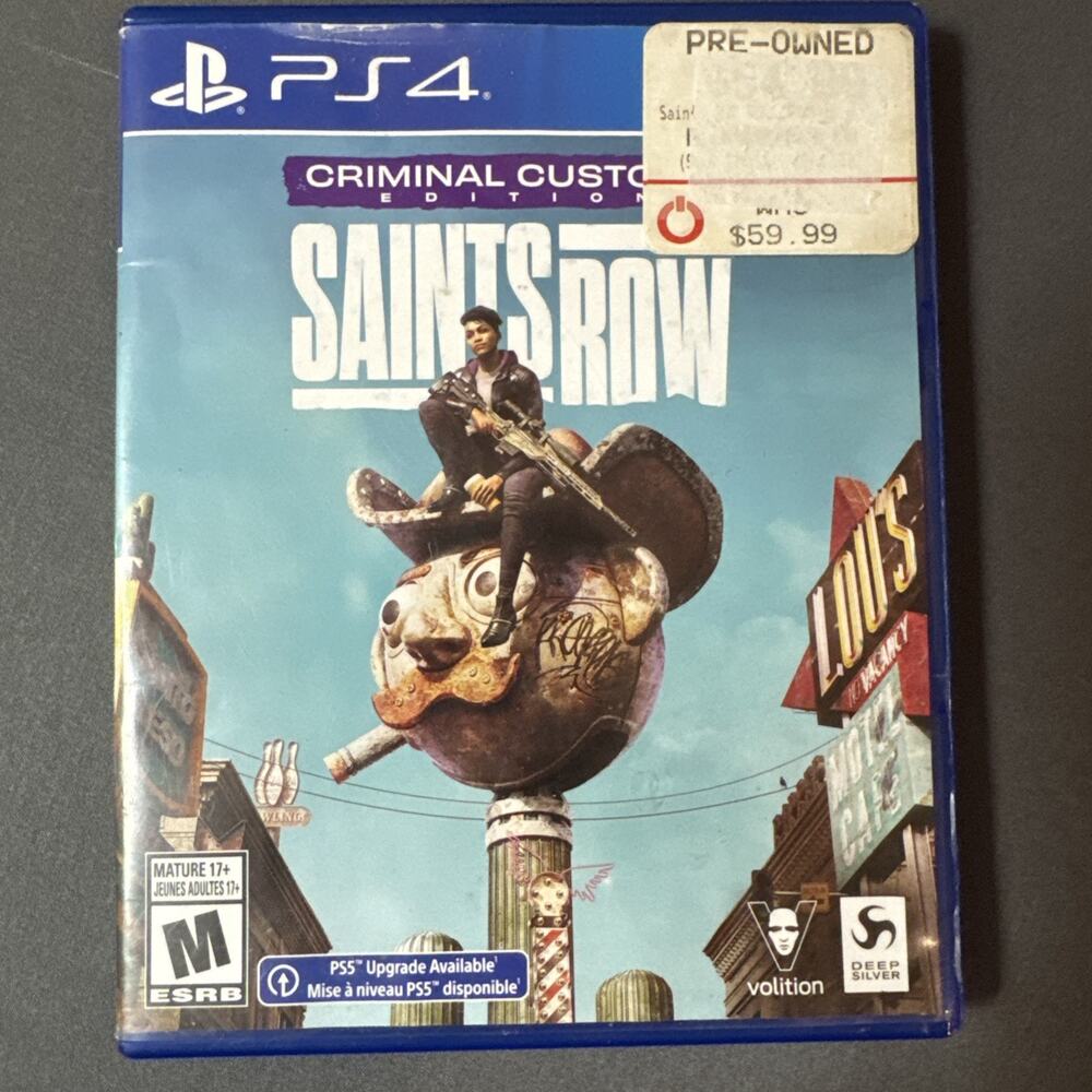 Saints Row Day One Edition - Sony PlayStation 4 PS4 - PS5 Upgradable